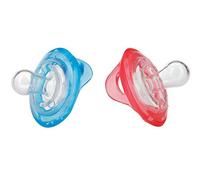 Nûby Natural FlexTM Dummies Cherry Shape Blue & Red 6-36 Months