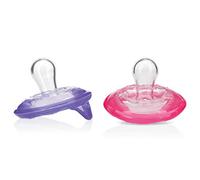 Nûby Natural FlexTM Dummies Cherry Shape Purple & Pink 6-36 Months