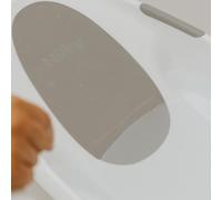 Nuby Newborn Baby Bath with AntiSlip Support Soft Headrest Plug Sui