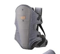 Nuby Newborn Baby Carrier - Ergonomic Design | Easy Adjustable | Lightweight | Suitable from Birth (Dark Grey)