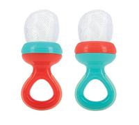 Nuby Nibbler Fresh Food Feeder for Baby Weaning, 2-Pack, 6M+