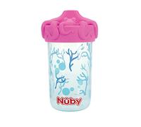 Nuby No Spill 3D Character Sippy Cup with Soft Touch Flo Silicone Top, 12 Ounce, Octopus