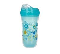 Nuby No-Spill Insulated Cool Sipper- Aqua, 1 Pack, 9oz/ 270 ml