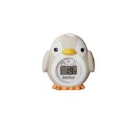 Nuby Penguin Baby Bath Thermometer - Digital, BPA Free, Grey