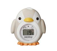 Nuby - Penguin shaped baby bath Digital thermometer - Easy to read screen - BPA free - Gray - Suitable from 0 months