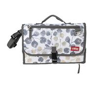 Nuby Portable Baby Changing Pad Station, Quick Wipe Clean Changing Mat with Built-in Pillow, Floral Print