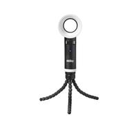 Nuby Portable Bladeless Pram Fan - Rechargeable | Flexible Tripod Legs | Safe & Quiet | Versatile & Portable