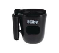 Nuby Pram Phone & Cup Holder - Universal Fit | Secure Attachment | 360 Rotation | Adjustable Position