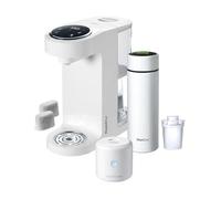 Nuby Rapid Formula Making Kit - Includes RapidCool, RapidSterilise & RapidHot - Instant Boiling Water | UV Steriliser | Portable Bottle Making Kit (White)