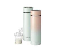 Nuby RapidCool Formula Feeding Portable Baby Bottle Maker Twin Pack, Pink