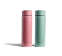 Nuby RapidCool Portable Baby Bottle Maker Duo Pack - Baby Formula Feed in 2 Minutes | Ideal for Travel Bottles and Night Feeds | Pack of 2 (Heather & Sage)