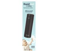 Nuby RapidCool Portable Baby Bottle Maker - Formula Feed in 2 Minutes | Ideal for Travel Bottles and Night Feeds | Includes Milk Powder Dispenser and Digital Lid | No Filter Needed (Black)