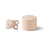 Nuby RapidSoother & Carry Pod Soft on Skin Easy to Hold Dummy, 0-6M, Beige