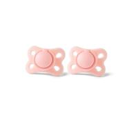 Nuby RapidSoother Soft on Skin Easy to Hold Dummy, 2-Pack, 6-18M, Pink