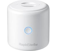 Nuby RapidSterilise Portable UV Steriliser, Made for RapidCool - 70 Uses per Charge | Auto Shut-Off | Kills 99.9% of Bacteria (White)