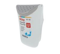 Nuby Shampoo Rinse Pail - Baby Rinse Cup with Easy Grip Handle | Soft Silicone Edge | Soap Free Rinsing
