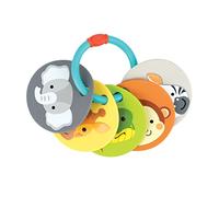 Nuby Silicone Flash Cards - 5 Different Animals | Soft Silicone| Early Development | Bright Colours