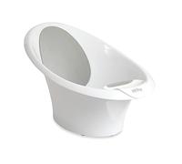 Nuby Sit Me Up Baby Bath with Built in Anti-Slip Bump and Soft Headrest - Bathtub Seat | Sitting Support | Suitable from 0-12 Months+ | Wash Cup and Plug Included