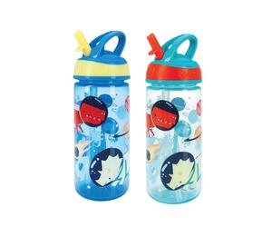 Nuby Super Flip Water Bottle-No Spill Active Toddler Sippy Cup|540ml/18oz |Carry Handle|Freeflow|Di