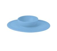Nuby Sure Grip Silicone Feeding Bowl - Toddler Suction Plate - 6+ Months - Blue