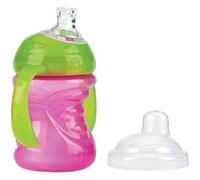 Nuby Swirl non-spill cup, from 6 months, color sent randomly, 240ml