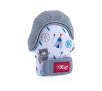 Nuby Teething Mitt, Grey