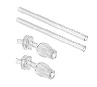 Nuby Thirsty Kids Reflex Flip-it 2 Pack Replacement Spout and Extension Straw Sets