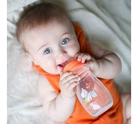 Nuby Tritan Wide Neck Non-Drip Bottles with Anti-Colic Air System: 9oz./ 270 Ml, 3 Pack, 0M+, Multi