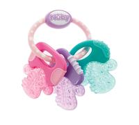 Nuby UK Ice Bite Teether Keys, Pink