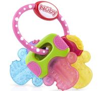 Nuby UK Ice Bite Teether Keys, Pink Pink Teether Keys