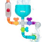Nuby Wacky Waterworks Pipes Bath Toy - Baby Bathtub Toy with Interactive Features for Cognitive Development