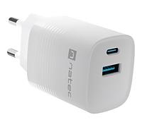 NUC-2140 power supply: pulse plug 5-12VDC 3A 30W 82x39x33mm white GaN NATEC