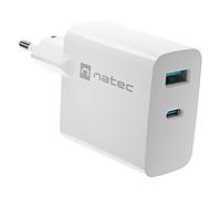 NUC-2142 power supply: pulse plug 5-20VDC 3A 45W 90x51x29mm white GaN NATEC