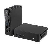 NUC16 PRO AI Mini PC RNUC16GDKU7 Intel Core Ultra7 356H, Intel Arc Graphics, Dual M.2 PCIe SSD, Dual 2.5G LAN, Bluetooth 6, Wi-Fi 7, Black, for Business & Content Creation(16G RAM 512G SSD)