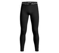 NuCamper Boys' Compression Pants Youth Breathable Sports Tights Kids Leggings Athletic Quick Dry Base Layer Childrens Underpants for Football Running Basketball - Warm Thermal Compression Trousers