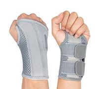 NuCamper Wrist Brace Carpal Tunnel Right Left Hand for Men Women, Night Wrist Sleep Supports Splints Arm Stabilizer with Compression Sleeve Adjustable Straps,for Tendonitis Arthritis Pain Relief