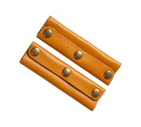 Nucelit 1 Pair Comfortable PU Leather Handle Sleeve Portable Bag Handle Sleeve for Travel Luggage Handbag and Business Bags PU Leather