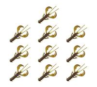Nucelit 10Pcs 6.5cm 3.40g Crawfishes Shrimp Lures Shrimps Baits Soft Simulation Prawns Shrimps Set Fishing Tackle Soft for Fishing