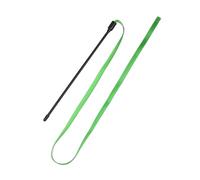 Nucelit 10pieces / Set Cats Wand Toy Rainbow Color Double Sided Cats Teaser Wand Interactive Stick Toy Chasing Stick for Indoor Small Long Attachments