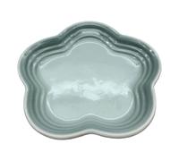 Nucelit 14cm Ceramics Fruit with Elegant Blossoms Pattern Sturdy Serving Dishes Great for Breakfast Appetizers and Snacking Parties