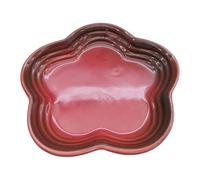 Nucelit 14cm Ceramics Fruit with Elegant Blossoms Pattern Sturdy Serving Dishes Great for Breakfast Appetizers and Snacking Parties