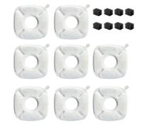 Nucelit 1set Drinking Fountain for Cats Fountain for Cats Filter Supplies Replace the Filter Activated Carbon Drinking Water and Cotton Pet Water Replacement Round Replacement