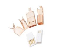 Nucelit 1Set USB TypeA and B Port Connectors in Rose Gold for Connection in HIFIs Equipment Reducing Signals Loss Effectively USB Plugs Adapters