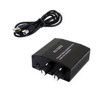 Nucelit 2-in-2-Out 3.5mm Stereo Headphone Mixer with Sound Control Computer Game Speakers Headphones Auditory Mixer Home Studio