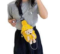 Nucelit 2023 NEW Belt Bag Bag for Boys Girls Teens Cute Bear Chest Over the Shoulder Large Capacity Crossbody Large Capacity