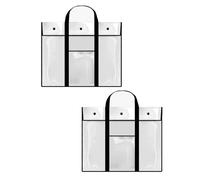 Nucelit 2pcs Art WorkCases for Posters Documents and Bulletin Board Storage Document Protecting Bag Art Storage Container