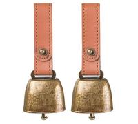 Nucelit 2PCS Dog Bells for Pet Collar Loud Pendants for Dog Cats Walking Training Pet Clip AntiLost Collar Clip Outdoor Supply Creative Jewelry
