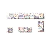 Nucelit 4 Keys Personalized Keyboard Keycaps Height for Mechanical Keyboard PBT Sublimation Opaque Space Enter ESC Keycap Pbt Keycaps Profile