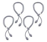 Nucelit 4Pcs Curtain Tieback Flower Window Curtain Bind Holdback Buckles Rope Drapery Holders Decorative Curtains Holdbacks Tiebacks for Drapes