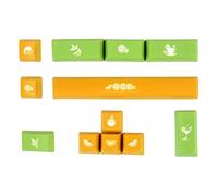Nucelit 5 Sides Sublimation PBT Keycaps 12PCS for Mechanical Keyboard 6.25U Space ESC Enter Direction Keys Keycap Personality Pbt Keycaps Profile
